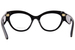 Alexander McQueen AM0435O Eyeglasses Women's Full Rim Cat Eye