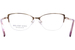 Ann Taylor ATP712 Eyeglasses Women's Semi Rim Oval Shape