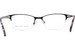 Ann Taylor AT602 Eyeglasses Women's Semi Rim Rectangle Shape