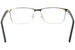 Bally BY5015-D Eyeglasses Men's Full Rim Rectangular Optical Frame