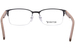 Botaniq BIO1017T Eyeglasses Men's Semi Rim Rectangle Shape