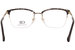 Carolina Herrera VHE138K Eyeglasses Women's Half Rim Cat Eye Optical Frame