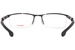 Carrera 4408 Eyeglasses Men's Semi Rim Rectangle Shape