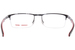 Carrera Ducati Carduc 009 Eyeglasses Men's Semi Rim Rectangle Shape