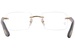 Cartier Exception CT0453O Eyeglasses Rimless Rectangle Shape