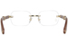 Cartier Exception CT0423O Eyeglasses Rimless Rectangle Shape