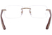 Cartier Exception CT0453O Eyeglasses Rimless Rectangle Shape