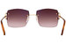 Cartier Rimlesssun CT0009RS Sunglasses Square Shape