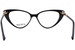 Caviar M4920 Eyeglasses Women's Full Rim Cat Eye w/Clear Crystals