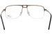 Cazal 7089 Titanium Eyeglasses Semi Rim Square Shape