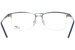 Cazal 7080 Eyeglasses Men's Semi Rim Pilot