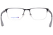 Champion Assist Eyeglasses Men's Semi Rim Rectangle Shape Tri-Flex