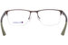 Champion Assist Eyeglasses Men's Semi Rim Rectangle Shape Tri-Flex