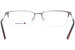 Champion Pushx Eyeglasses Men's Semi Rim Rectangular Optical Frame