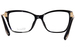 Chopard VCH322S Eyeglasses 23KT Gold Plated Women's Full Rim Square Shape