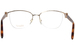 Chopard VCHC54S Eyeglasses Women's Semi Rim Cat Eye