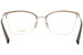 Chopard VCHD13S Eyeglasses Women's Semi Rim Cat Eye Optical Frame