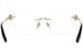 Chopard VCHF87S Eyeglasses Women's Rimless Round Shape