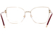 Chopard VCHG01 Eyeglasses Women's Full Rim Butterfly Shape