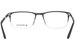 Dragon DR5008 Eyeglasses Men's Semi Rim Rectangle Shape