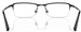 Emporio Armani EA1044TD Eyeglasses Men's Semi Rim Rectangle Shape