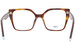 Fendi FE50002I Eyeglasses Women's Full Rim Square Shape