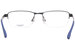 Flexon E1037 Eyeglasses Men's Semi Rim Rectangular Optical Frame