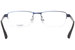 Flexon E1037 Eyeglasses Men's Semi Rim Rectangular Optical Frame