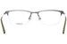 Flexon E1122 Eyeglasses Men's Semi Rim Rectangular Optical Frame