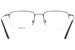 Flexon H6041 Eyeglasses Men's Semi Rim Rectangle Shape