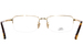 Fred FG50024F Eyeglasses Men's Semi Rim Rectangle Shape