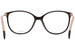 Furla VFU201 Eyeglasses Women's Full Rim Cat Eye Optical Frame