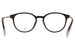 Furla VFU297 Eyeglasses Women's Full Rim Round Optical Frame