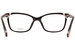 Furla VFU387V Eyeglasses Women's Full Rim Rectangular Optical Frame