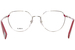 Furla VFU502 Eyeglasses Women's Full Rim Oval Shape