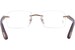 Cartier Exception CT0453O Eyeglasses Rimless Rectangle Shape