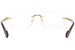 Gucci GG1221O Eyeglasses Men's Rimless Rectangle Shape