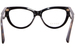 Gucci GG1665O Eyeglasses Women's Full Rim Cat Eye