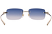 Gucci GG1703S Sunglasses Rimless Rectangle Shape