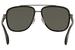 Gucci Men's Web GG0448S GG/0448/S Rectangle Sunglasses