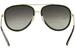 Gucci Women's GG0062S Pilot Sunglasses