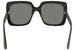 Gucci Women's GG0418S GG/0418/S Fashion Square Sunglasses