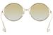 Gucci Women's Sensual Romantic GG0253S GG/0253/S Fashion Round Sunglasses