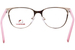 Hello Kitty HK380-3 Eyeglasses Youth Kids Girl's Full Rim Cat Eye