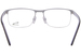 Jaguar 33605 Eyeglasses Men's Semi Rim Rectangle Shape