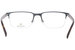 Lacoste L2279 Eyeglasses Men's Semi Rim Rectangle Shape