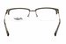 Lucky Brand Men's Eyeglasses Pipeline Black Semi-Rim Optical Frame