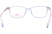 Lulu By Lulu Guinness LK045 Eyeglasses Youth Kids Girls Full Rim Rectangle Shape