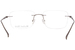 Michael Ryen MR-356 Eyeglasses Men's Rimless Square Shape