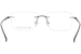 Michael Ryen MR-356 Eyeglasses Men's Rimless Square Shape